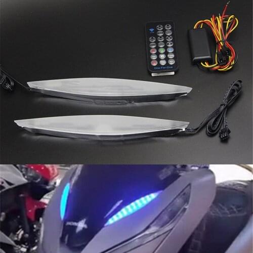 Motorcycle Parts LED Turn Signal Lights Indicator Blinker Amber Lamp Fit For Honda PCX150 PCX 150 Universal Accessories
