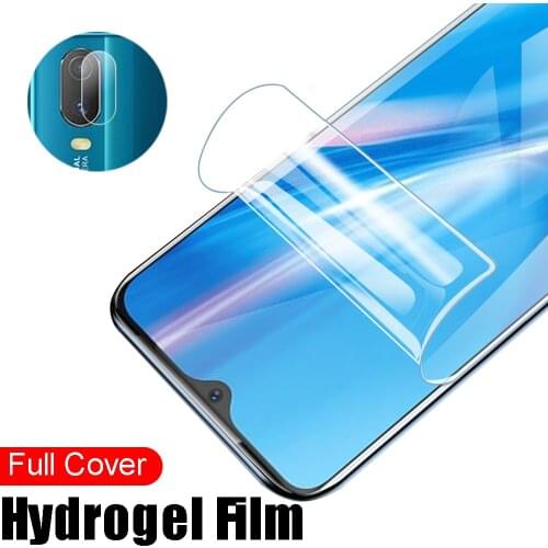 1-2Pcs Phone Screen Protector Soft Front Hydrogel Film Not Glass For Vivo Y11 2019 Camera Lens Protective Film For Vivo Y12 Y17