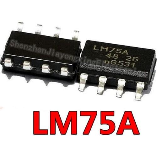 10PCS/LOT LM75 LM75A LM75AD SOP8 New original spot hot sale