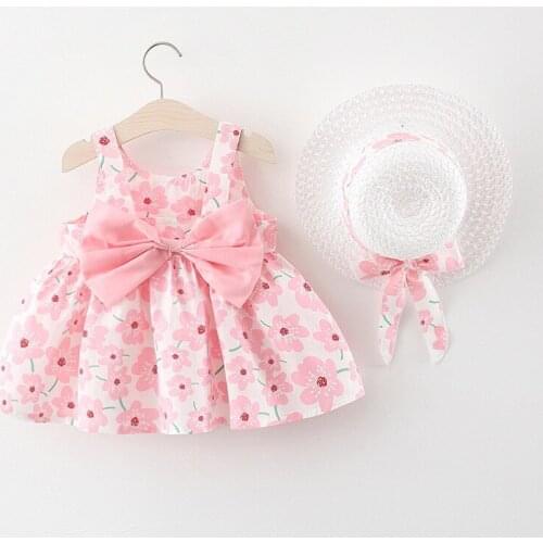 4 pieces/lot) 2021 New Arrival Girls Summer Dress 041906