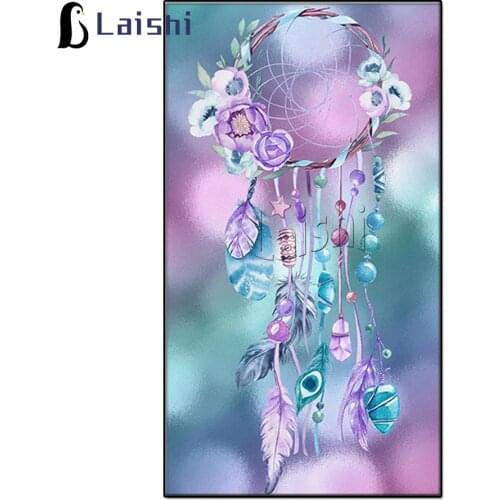 Diy 5d diamond painting Feather Dream Catcher Diamond mosaic home decoration embroidery pattern handmade child new year gift