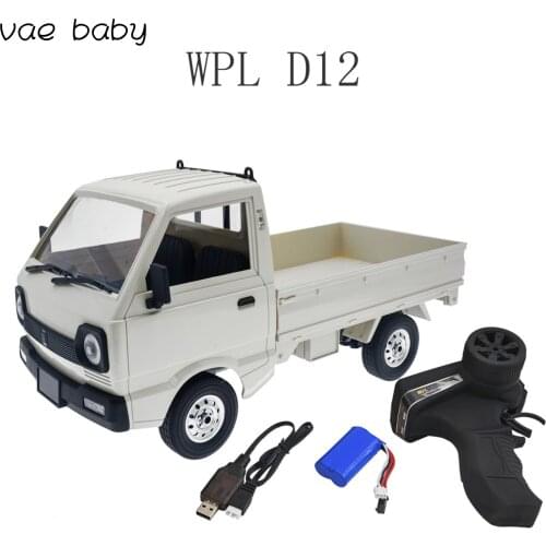 Remote control car high speed drift WPL D12 1/10 RC Car Simulation Drift Truck 260 Motor RC Car Toy for Children Kid