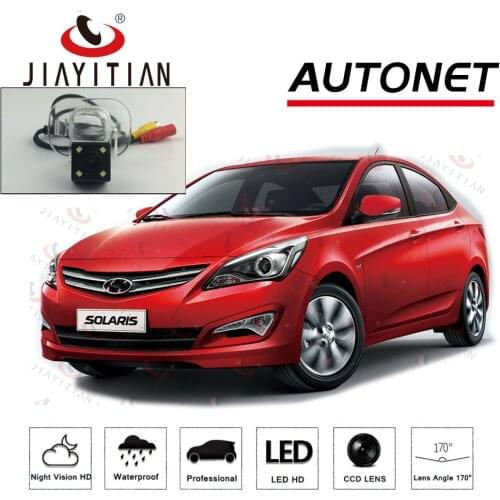 JIAYITIAN car Camera For Hyundai Solaris RB 2011 2012 2013 2014 2015 2016 2017 Night Vision Reverse camera license plate camera