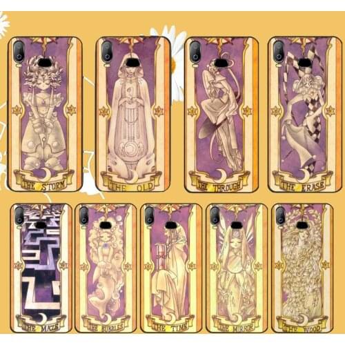 PENGHUWAN Alpha sakura cardcaptor with voice card Bling Cute Phone Case For Samsung A10 A20 A30 A40 A50 A70 A71 A51 A6 A8 2018