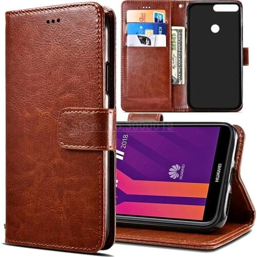 Huawei Y7 2018 Case Wallet PU Leather Back Cover Phone Case For Huawei Y7 2018 LDN-L01 LDN-L21 LDN-LX3 Y 7 2018 5.99" Case Flip