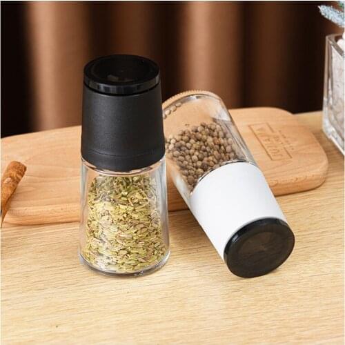 Kitchenware Seasoning BottleGlass Seasoning Bottle Pepper Pepper Grinder Japanese Manual Pepper Grinder Spice Jars