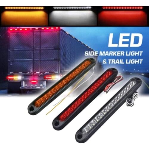 Trailer Tail Light Bar Replacement Signal Light 15LED Brake Light Tail Light Light Bar for Safety Driving at Night