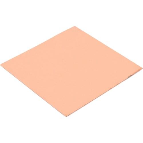 1pc 0.2mm Thickness Copper Sheet 99.9% Pure Copper Foil Cu Metal Plate for Welding and Brazing 100*100mm