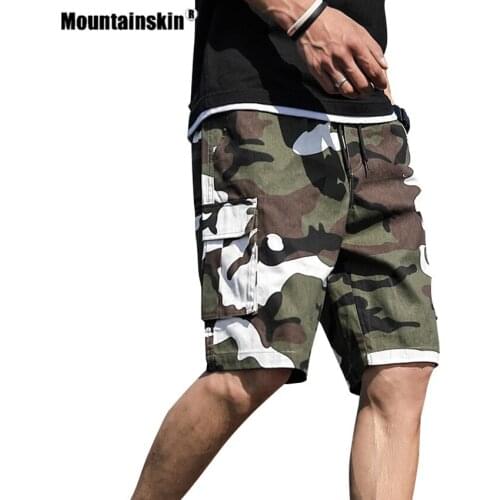 Mountainskin Men Summer Outdoor Camouflage Shorts Sportswear Trekking Hiking Running Camping Fishing Breathable Male Short VA920