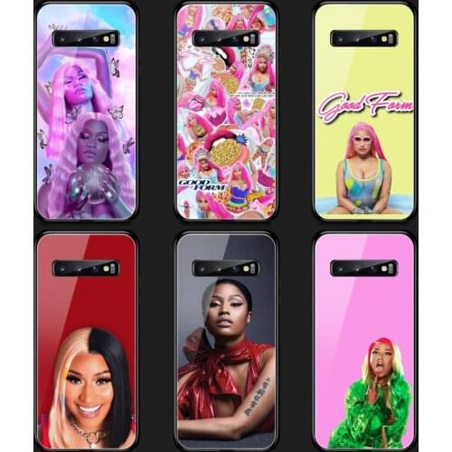 Nicki Minaj Phone Case Tempered Glass For Samsung S20 Plus S7 S8 S9 S10E Plus Note 8 9 10 Plus A7 2018