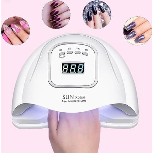 2019 New UV Lamp LED Nail Lamp 80W Nail Dryer Sun Light For Manicure Gel Nails Lamp Drying For Gel Varnish
