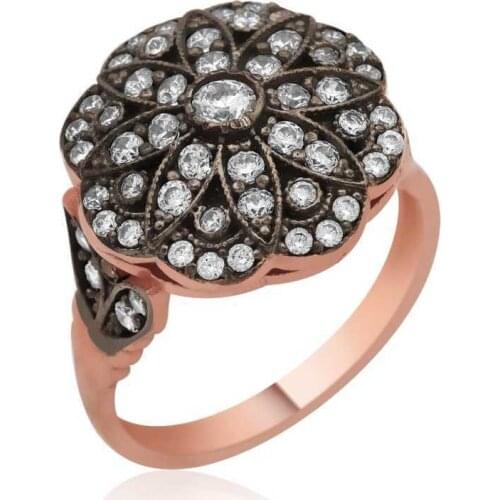 Original silver , Diamond Montur Flower ,Ring, Good Quality and Affordable Diamond Montur ,Rings Types