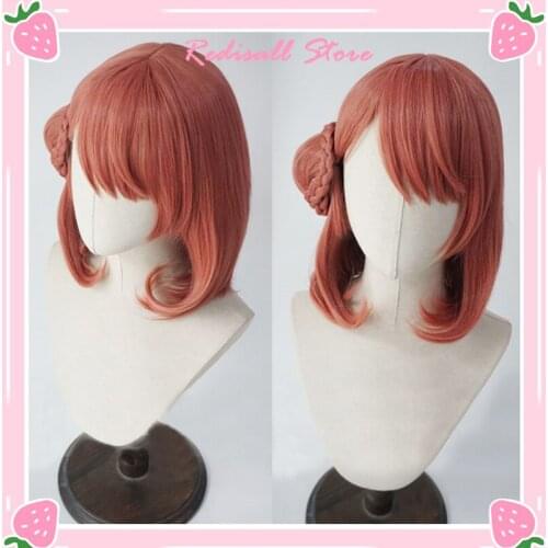 Love Live Perfect Dream Project Uehara Ayumu Wig Cosplay Halloween Women Heat Resistant Synthetic Hair Cute PDP Hair Wear