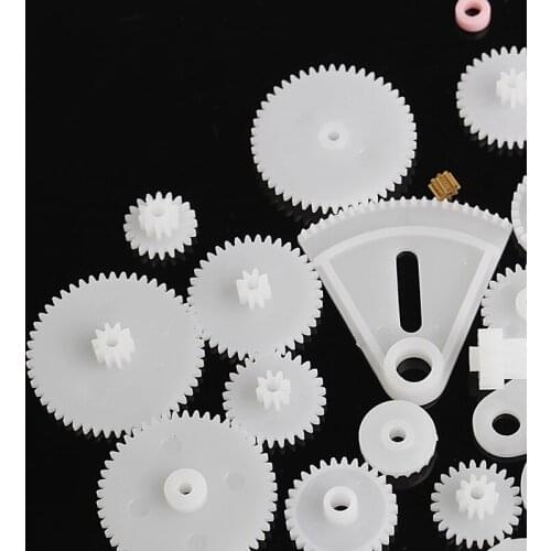 Common 85 Kinds Plastic Gear Rack Pulley Belt Worm Gear Single Double Gear Teeth