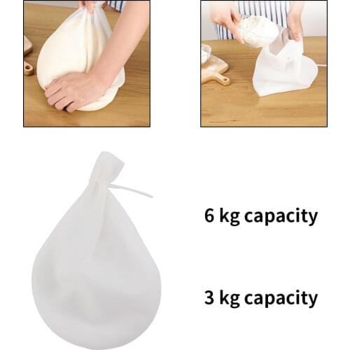 Silicone Kneading Dough Bag Bread Pastry Dough Mixer Sack Baking Accessory