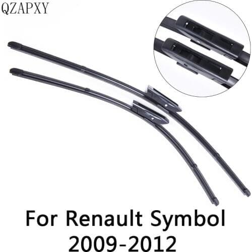 QZAPXY Wipers Blade For Renault Symbol from 2009 2010 2011 2012 Windscreen wiper Wholesale Car Accessories