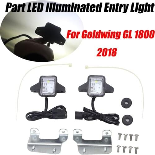 For Honda Goldwing Gold wing GL1800 GL 1800 2018 Motorcycle Tour Part LED illuminated Entry Light