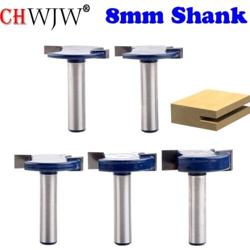 1pcs 8mm Shank T Type Bit With Bearing router bit set woodworking router bits router bits woodworking