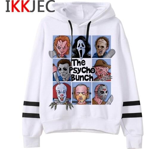 Chucky Funny Cartoon Graphic Hoodies Men/women Ulzzang 90s Horror Movie Casual Warm Sweatshirt Hip Hop Fashion Hoody Male/female
