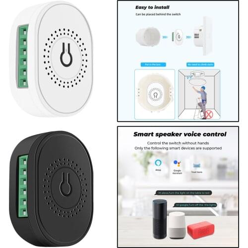 Mini Body Smart Light Switch Module for Tuya ZigBee 3.0 Automation DIY Breaker, Easy to Install