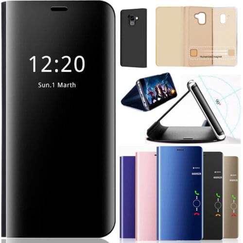 Vivo X20 X21 Y85 X20 Plus V9 NEX Clear View Mirror Smart Case PU Leather Flip Stand Case For Vivo NEX X20 X21 X20Plus Cover