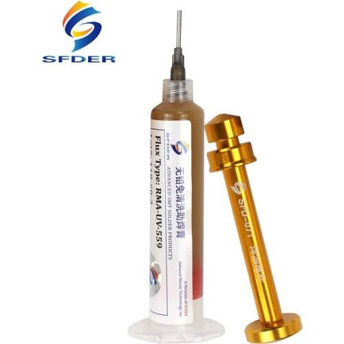Universal Booster Aluminum Alloy Push Rod Needle Barrel Type Solder Flux Solder Paste Solder Paste Accessories Putter