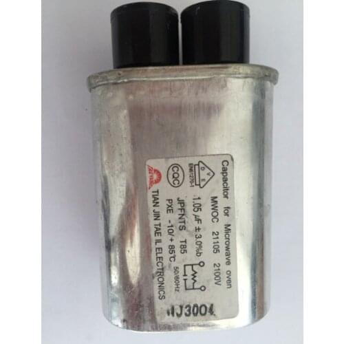 AC 2100V 50/60Hz Microwave Oven High Voltage HV Run Capacitor 1.05uF
