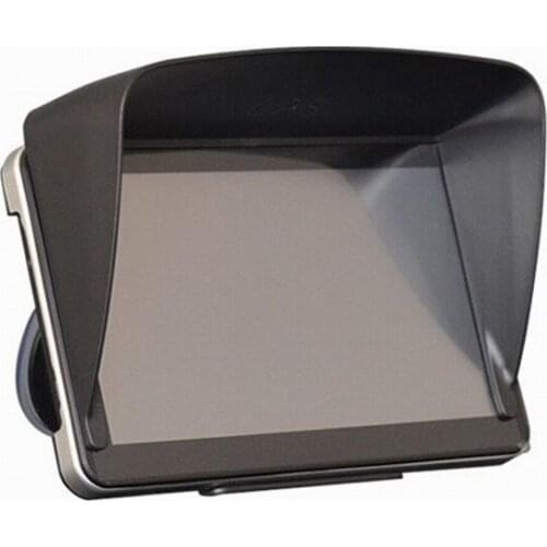 7 Inch GPS Navigation Hood Sun Shade Navigator Screen Block Mask Universal Car Clip Auto Parts