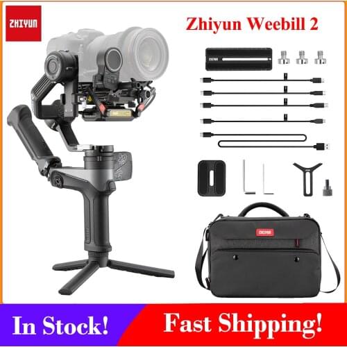 Zhiyun Weebill 2 Gimbal Stabilizer for DSLR Cameras 3-Axis Handheld Stabilizer for Canon/Sony/Nikon Mirrorless Cameras VS DJI