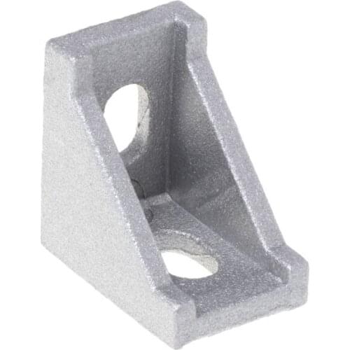 10pcs 2028 Fasten Fitting Angle 20x28 L Connector Aluminum Corner Bracket Joint Brace AXYC