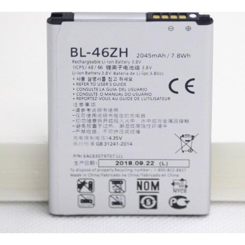 5pcs BL-46ZH Mobile Battery for LG K7 K8 K89 LS675 LS675 M1 M1V MS330 US375 X210 AS330 K332 K350N K371 K373 BL45ZH Phone battery