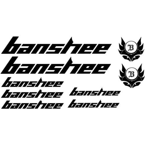 For 9xBanshee Bike Decals Stickers MTB DH Freeride Legend Rampant Prime Amp Rune Car Styling