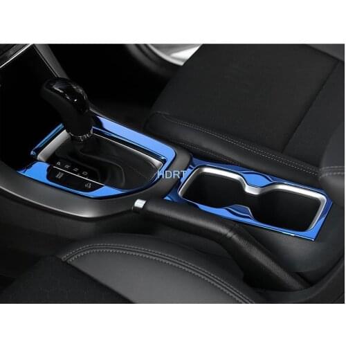 For Hyundai ix35 2018 2019 Car Accessories Stainless steel Style Gear Shift Panel Center Console Cover Trim Frame Car Styling