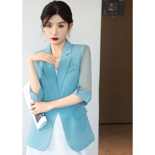2018 New Styles Uniform Designs Formal Business Suits With 4 Piece Blazer and Skirt and Vest Coat & Waistcoat and Blouses Sets