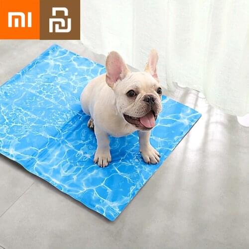 Xiaomi Summer Pet Gel Ice Pad Cats Dogs Mat Free Water Injection Cushion Cooling Heat Dissipation Pets Cool Feeling Nest Cushion