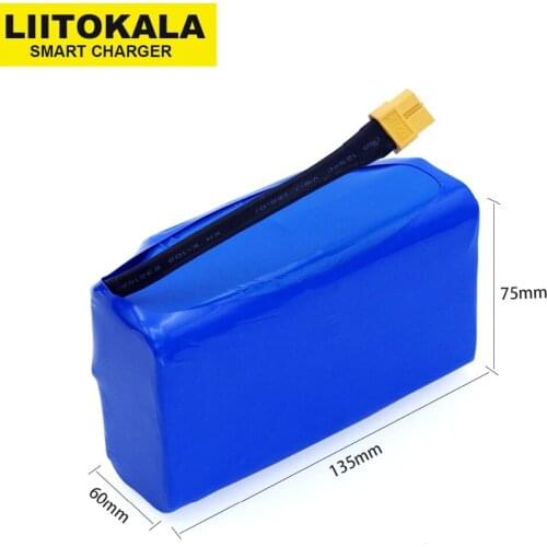 36V Rechargeable li-ion battery pack 4400mah 4.4AH lithium ion cell for electric self balance scooter hoverboard unicycle