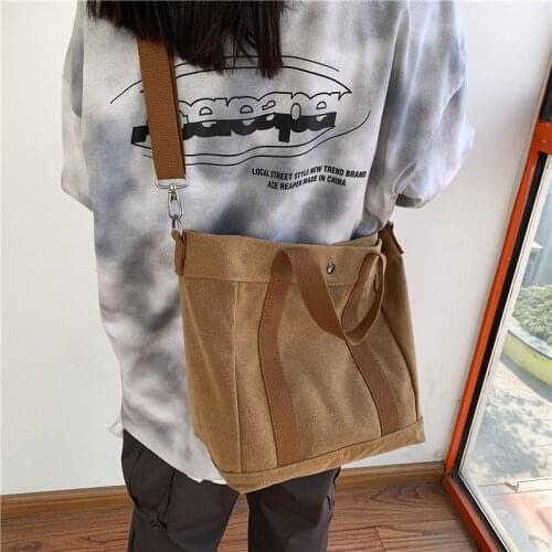 Fashion Womens Bag Solid Color Shoulder Bags Trendy Designer Handbags Outdoor Leisure Large Capacity Canvas Travel Bags 2021