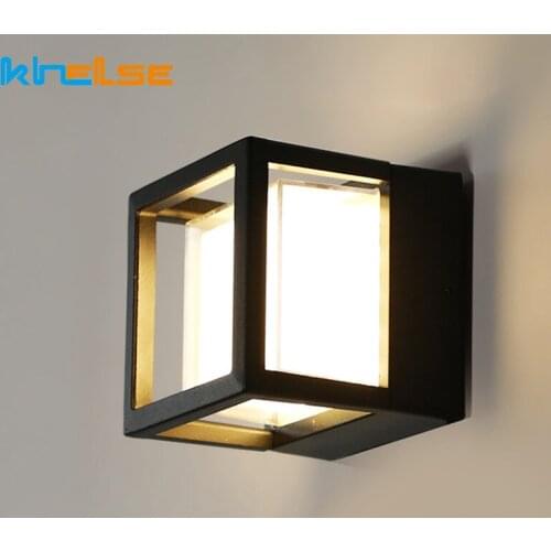 Outdoor Garden Porch Light 12W Villa Motion Sensor Gateway Post Lawn Lamp Waterproof IP65 Landscape Courtyard Wall Lighting