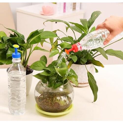 10pcs Garden Watering Nozzle Plastic Green/Blue/Red Portable Household Potted Watering Device