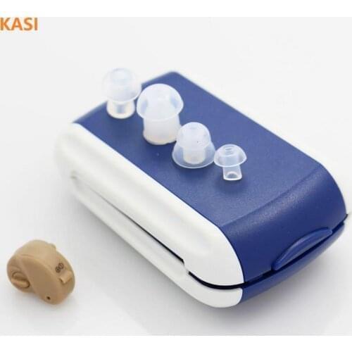 Newest Best Sound In-ear Amplifier Super MINI Hearing Aid Aids device Adjustable Tone personal ear care tools High quality Gift