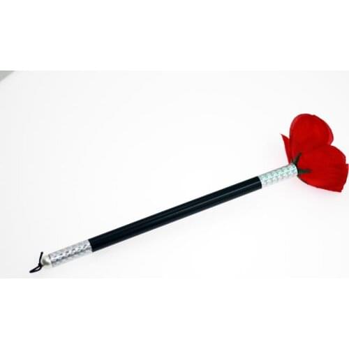 Stick to flower,Magic Trick props Flame Appearing flower professional magician bar illusion props gimmicks