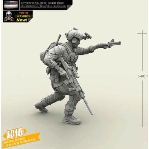 1/35 Resin Soldier Modern American Commando Model YOY-05