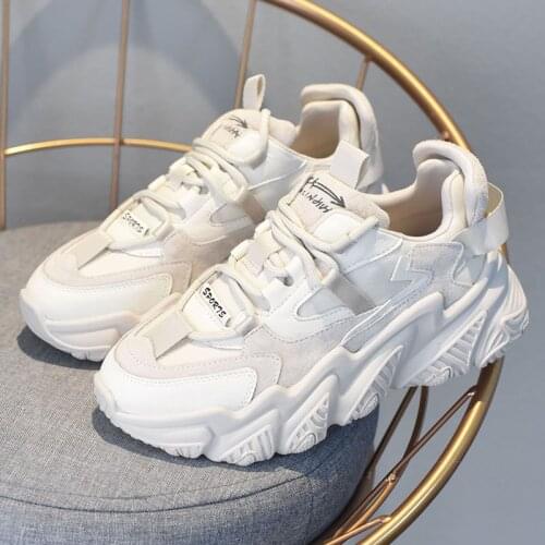 Casual Thick Womens Sports Shoes Breathable Increased Womens Sneakers Comfort Non Slip Womens Running Shoes Chaussure Femme