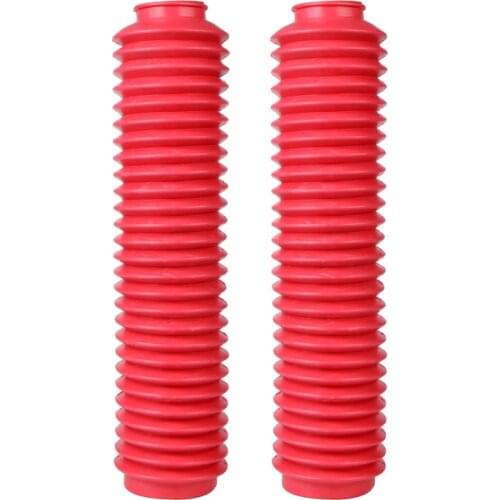 1 Pair Motorcycle Front Fork Dust Cover for Honda Kawasaki Suzuki Yamaha Gaiters Boot Shock Absorber Dust Guard 310MM Universal