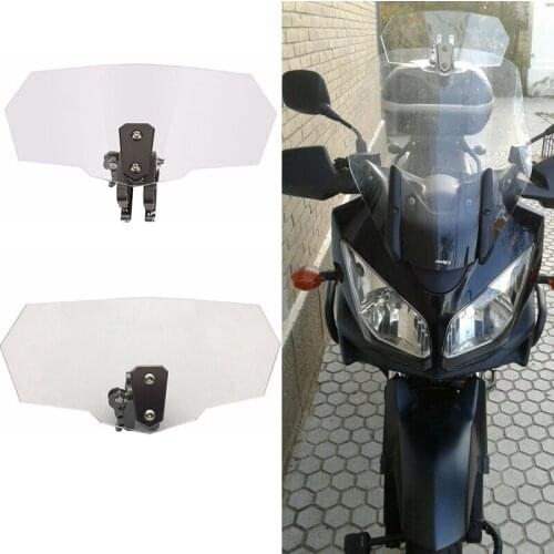 Motorcycle adjustable windshield Windscreen ScreenProtector Adjustment Lockable for Honda Yamaha BMW F800GS R1200GS Motorcycles