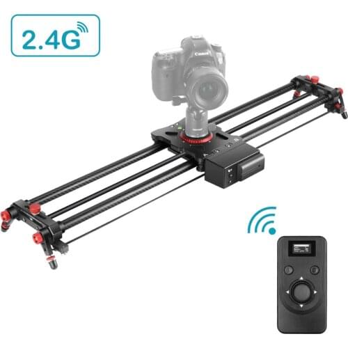 Neewer Motorized Camera Slider, 31.5-inch 2.4G Wireless Control Carbon Fiber Track Rail with Mute Motor/Time Lapse Video Shot