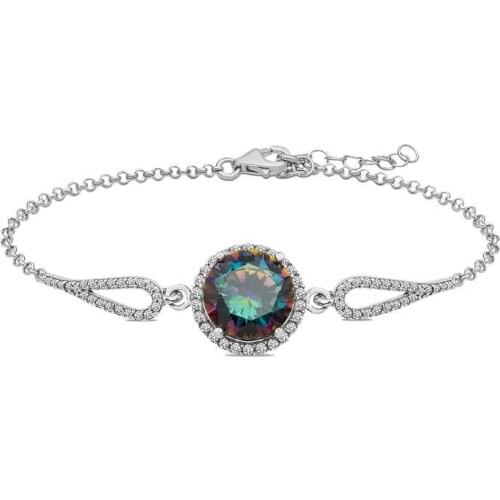 Tevuli 925 Sterling Silver Mystic Topaz Bracelet