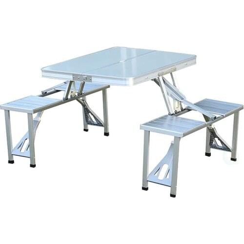 Outdoor Folding Camping Table Chair Picnic Table Aluminium Alloy Waterproof Ultra-light Durable PortableTable Seat стол для пик