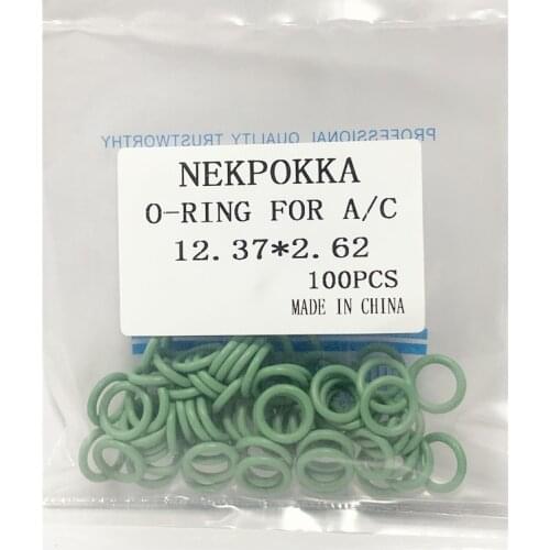 12.37*2.62mm R134a NBR Rubber O-Ring Seals,A/C Sealing rubber ring 12.37*2.62,Thickness 2.62mm O-ring