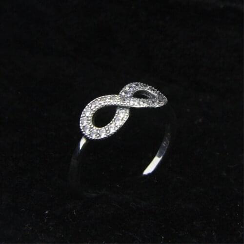 Size 6-10 Dropship 925 Sterling Silver Crystal Ring Newest Lady Girls S925 Fashion Dating Ring